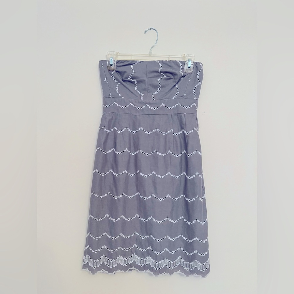 Grey GAP strapless dress
